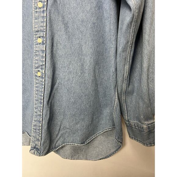 Polo by Ralph Lauren Blue Casual Button Down Shirt - Picture 2 of 8